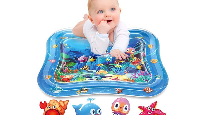 Strengthen Your Baby’s Muscles With The Premium Sensory Water Inflatable Tummy Time Play Mat